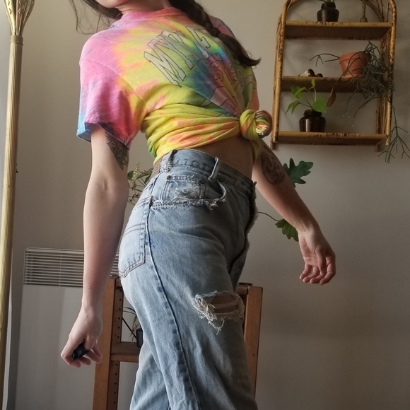 Vintage Myrtle Beach Tie Dye T-Shirt Tee Hippie 70 - Picture 4 of 13